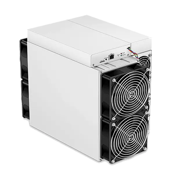 Antminer S19 95TH angled miner Front view