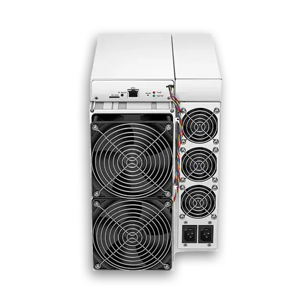 Antminer s19j pro 110th rear miner horizontal view
